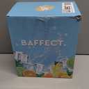 Baffect Water Pitcher, High Borosilicate Glass Jug with Stainless Steel Lid, Leakproof Fridge Door Carafe for Hot or Cold Beverage (1.8 L/63 oz.)