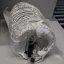 Leinuosen 4 Pack 7.87" Outdoor Christmas Ball Lights, Hanging LED Sphere String Light with Metal Frame Multicolor Globe Lights for Holiday Garden Tree Patio Yard Party Outdoor Decor (Red White)