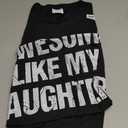 Awesome Like My Daughters Mom Dad Mother's Day Father's Day T-Shirt (Black, XL)