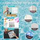 Large Mixed Media Stencils Sea Bubbles Spirals Template Cell Theory Cubist Stencil Aspen Trees Branches Painting Stencils for Canvas Arts Journaling Scrapbooking Card Making