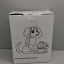 Pet Grooming Kit with 3.4L Oversized Vacuum Suction - 99% Pet Hair Removal - Professional Dog Clippers & Shedding Tools for Cats, Teddy, Poodle, Golden Retrievers (Pearl White)