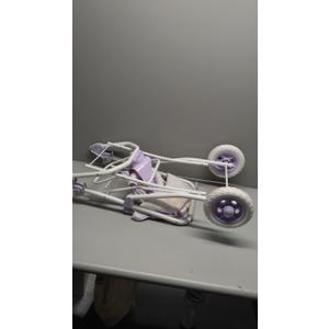 Miniland Doll Stroller in Mint Color up to 15 inches Dolls. Folding Structure with Directional Wheel Made of Aluminum and Waterproof Fabrics