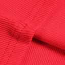 Artfish Women's Sleeveless Tank Top Form Fitting Scoop Neck Ribbed Knit Basic Cami Shirts (Red, S)