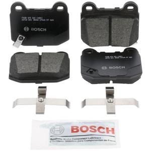 Bosch BC961 QuietCast Premium Ceramic Disc Brake Pad Set For Infiniti: 2003-2005 G35; Mitsubishi: 2003-2006 Lancer; Nissan: 2003-2008 350Z; Subaru: 2017 BRZ, 2004-2014 Impreza, 2015-2017 WRX STI; Rear
