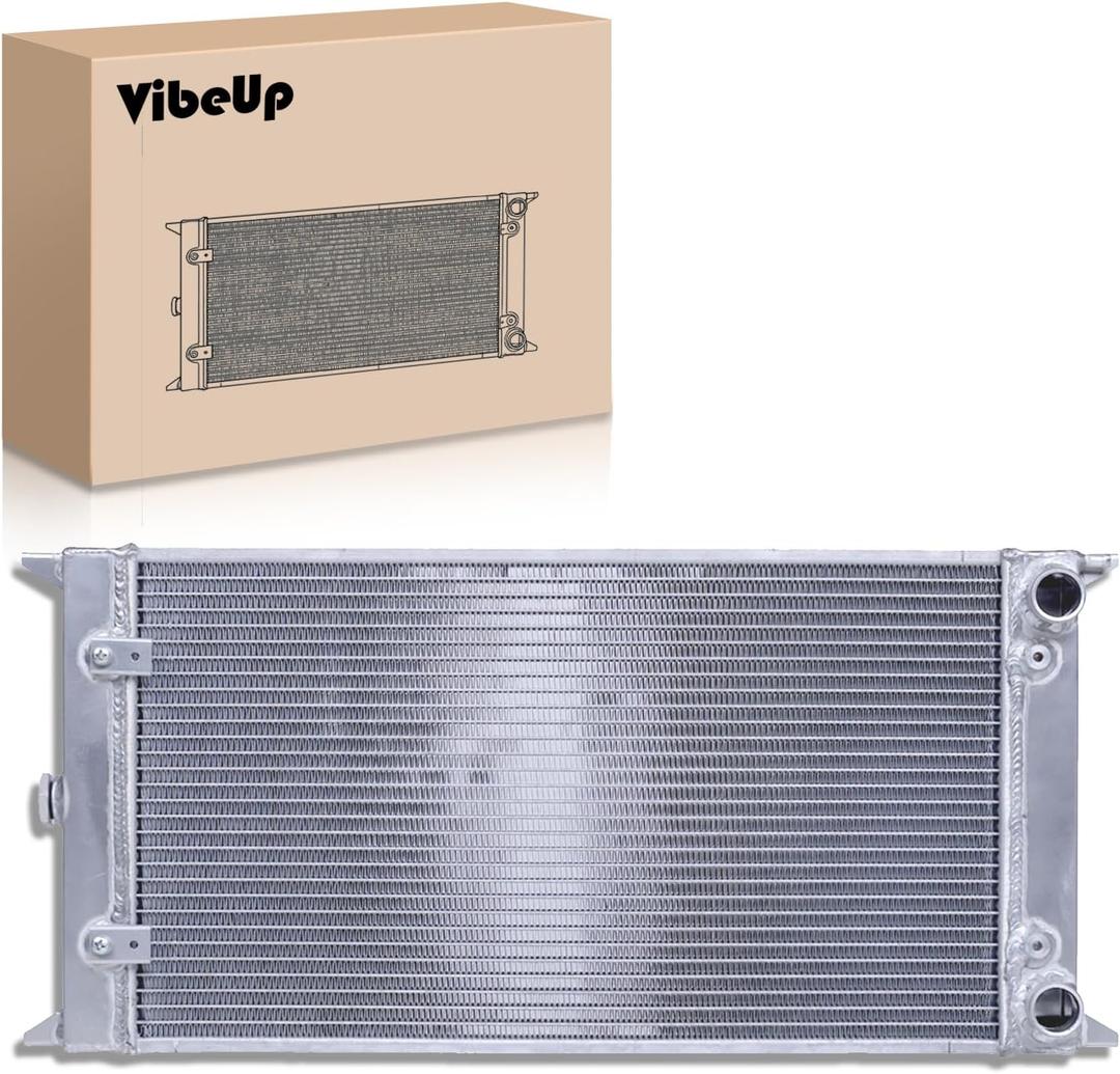 VibeUp 633 Radiator Compatible With Volkswagen Rabbit 1977-1982,for Volkswagen Rabbit Convertible 1980,for Volkswagen Rabbit Pickup 1980-1982 | #Replaces 171121253BA 171121253BG