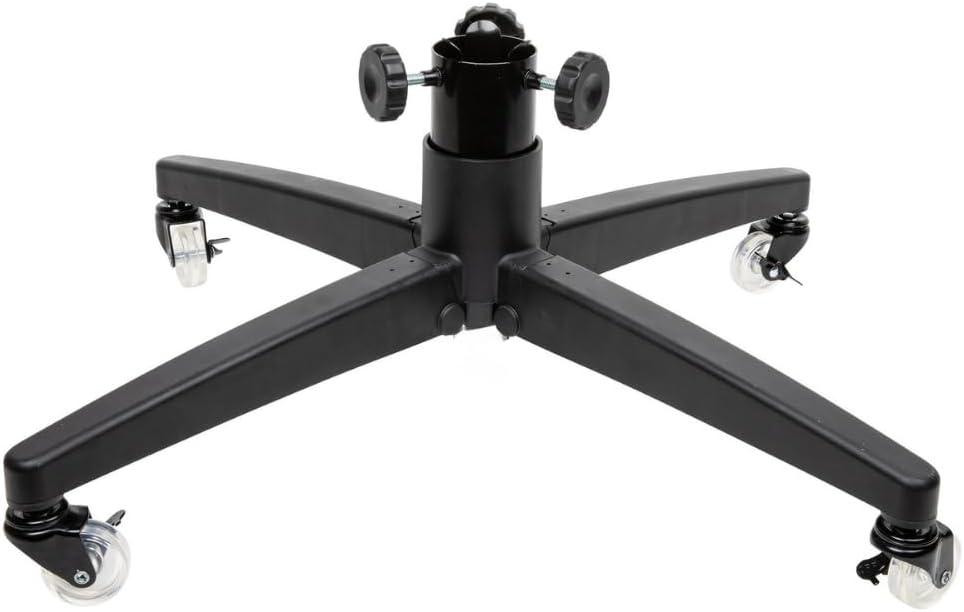 Rolling Christmas Tree Stand for up to 9 Foot Artificial Trees - Heavy-Duty Xmas Tree Stand Base with Casters and Adjustable Base - Compatible with Most Upright Tree Bags  Up to 154 lbs.