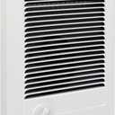 CSC151TW Electric Wall Heater (Model: CSC151TW, Part: 67509) - 5120 BTU, 120V, Built-in Thermostat, Ultra-Quiet, White for Medium Rooms