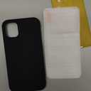 Miracase Designed for iPhone 11 Phone Case, with Screen Protector, Liquid Silicone Gel Rubber Full Body Drop Protection Shockproof Cover Phone Case for iPhone 11 6.1 inch, Black