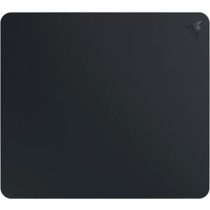 Razer Atlas Tempered Glass Gaming Mouse Mat: Ultra-Smooth Micro-Etched Surface - Dirt and Scratch-Resistant - Anti-Slip Base - Quiet Mouse Movements - Black, 17.7L x 15.8W inches