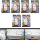 6 PACK WIRELESS DOOR AND WINDOW ENTRY ALARM BATTERY HOME SYSTEM SECUIRTY SWITCH
