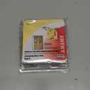 Prime-Line U 9978 Brass Lock and Door Reinforcement Plate for 1-3/4 In. Thick Doors, Brass Finish (Single Pack)