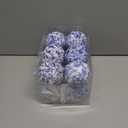 12 Pcs Chinoiserie Blue and White Balls Ornaments for Centerpiece Bowls Farmhouse Basket Tray Vases Decoration Gifts for Easter Basket Fillers Table Setting Spring Party, 2.75inch