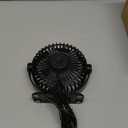TriPole Desk Fan USB Powered Small Portable Fan, 3 Speeds Adjustable Strong Breeze Mini Personal Fans, 360 Rotation Quiet Plug In USB Fans for Desktop Bedroom Office Table Travel, Black, 4.9ft Cable