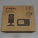 VTimes Baby Monitor with Camera and Audio, Video Baby Monitor No WiFi Night Vision 2.4" LCD Screen Portable Baby Camera Monitor Alarm Lullaby Temperature Sensor and 1000ft, Ideal for Baby/ Elderly/ Pet