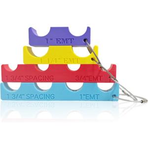 Personalized Electricians Magnetic Conduit Spacer Customize any size you need, Strong magnetic hold for electrical spacers, it is an indispensable tool in an electrician's toolbox.style