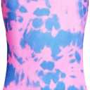 Snowheart Girls Swimsuit One-Piece Bathing Suits Multicolor Kids Sport Summer Beach Swimwear for 2-12 Years Old
