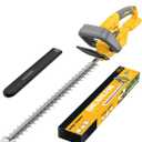 Hedge Trimmer Compatible for Dewalt 20V 60V Battery (NO Battery) | Cordless Electric Hedge Trimmer with 1600RPM Brushless Motor, 22'' Dual-Action Blade with 3/5'' Cutting Capacity