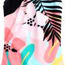 Kanu Surf Girls Jasmine Beach Sport Halter One Piece Swimsuit (7, Aria Coral)