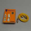 4-in-1 Multi USB C Charging Cable Cord Fast Charge 240W, USB A/C to USB C/L, Chubby Cable C Compatible with iPhone iPad Samsung MacBook Tablets All Devices, Camping & Travel Essentials (1Pack, 5FT)