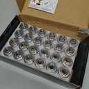 Richeer 24Pcs M12x1.5 OEM Factory Style Lug Nuts for Tacoma, 4Runner, FJ Cruiser, GX460, GX470, Mag Washer Style, 1.85 inch Tall - 13/16"(21mm) Hex, 12x1.5 Chrome Lug Nuts
