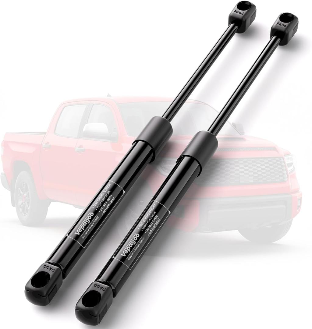 Vepagoo Front Hood Struts Lift Support for Toyota Tundra 2014-2022, Hood Shocks for Toyota Tundra Base/Limited/Ltd/Platinum/SR / SR5 / TRD,534400C050, 534400C050A, 2 Pcs