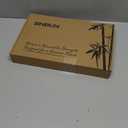 Bamboo Cutting Board for Kitchen, 3-Piece Set with Juice Grooves, Side Handles & Non-Slip Mats Durable Bamboo Chopping Board for Meat, Vegetables and Fruits (Carbonized Brown)