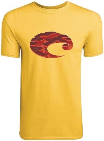 Costa Del Mar Men's 3D Topo Logo T-Shirt, M