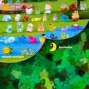 300pcs Mini Resin Animals Different 300 Styles Variety Tiny Animals Figure to Hide Luminous Glow in The Dark for Miniature Fairy Garden Decoration Small Plastic Miniature Crafts Decor Aquarium