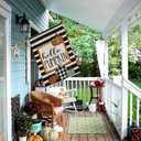 Fall House Flag Hello Pumpkin Sign 28x40 Inch Double Sided Autumn Farmhouse Seasonal Yard Outdoor Thanksgiving Decor DF082-28