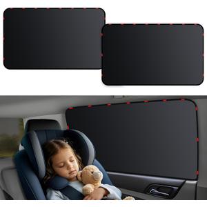 ZATOOTO Car Window Shade for Baby Car Privacy Shades Full Blackout Car Window Covers for Back Window Magnetic Side Window Shade Universal Cool Down Your Car Great for Traveling, Camping Privacy