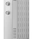 Pelonis Oil Filled Radiator Heater for Large Space, 2025 Upgraded, Space Heaters with 1500W Quiet Warmth Radiant Heater, 3 Heating Modes, Overheat & Tip-Over Protection, Adjustable Thermostat, White