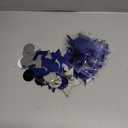 Navy Blue 50th Birthday Decorations Number 50 Circle Dot Twinkle Star Garland Metallic Hanging Streamer Bunting Banner Backdrop for 50 Year Old Birthday Happy 50th Anniversary Fiftieth Party Supplies