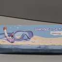 Snorkeling Gear for Adults, Dry-Top Snorkel Set Scuba Diving mask, 180Panoramic Wide View Professional Snorkeling Gear Breathing Freely Snorkel Mask (Pink+Green)