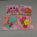 Valentines Day Wooden Puzzles 6 Pack Wooden Puzzles for Toddlers Valentines Day Gift for Toddler Toys for 1 2 3 4 Year Old Boys Girls Gifts My First Birthday Day Toys