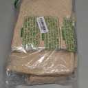 Mesh Beach Bag Crochet Tote Bag Straw Crochet Purses for Women Raffia Tote (Blue)