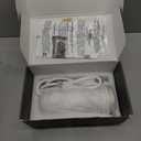 ANNQUAN Motorized Pop Up Countertop Receptacle with 15W Wireless Charger,Max 20W Power Delivery,3.15" Automatic Pop Up Electrical Outlet with 4 Outlets 4 USB Ports for Home Office Kitchen White (6ft Cord)