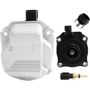 Electric Water Pump & Temperature Sensor Kit - Upgraded Stainless Steel Rotor - Fits Toyota Camry 2018-2021 2.5L LE/SE/XLE/,Avalon 2019-2021 RAV4 2019-2021 2.5L Replace# 16032-25010