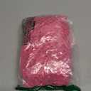 CLOZOZ Women's Mesh Crop Top See Through Fishnet Shirt Short Sleeve Crew Neck Sheer Cover Up Rose Red, M/L