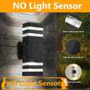 1 Pack LED Outdoor Light Fixture, Aluminum Wall Lights, IP65 Rated for Porch, Patio, Garage, Warm White 3000k