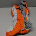 SUNFURA Full Body Dog Coat - Warm Fleece Jacket for Medium Dogs, Turtleneck Winter Coats with Harness, Reflective Dog Snowsuit Windproof Puffer Jackets with Legs for Boston Terrier, Orange M