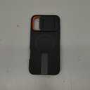 SURITCH for iPhone 16 Pro Max Case with Magnetic Camera Slide Cover and Adjustable Kickstand, Compatible with MagSafe, Shockproof Bumper Case Slim Protective Cover 6.9 Inch, Black