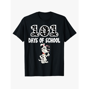 101 Days of School Dalmatian Dog Lover Gifts Kids T-Shirt, Size S