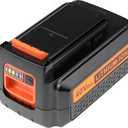 40V MAX Lithium Battery: Replacement for Black and Decker 40 Volt LBX2040 LBXR2036 LBXR36 LBX1540 LBX2540 Compatible with 36V Li Ion Charger