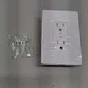 Kasa Smart Plug KP200, In-Wall Smart Home Wi-Fi Outlet Works with Alexa, Google Home & IFTTT, No Hub Required, Remote Control, White, 1 Pack