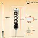 MVWC465HW2 MVWC465HW3 W11217817 Washer Suspension Rod Kit 26.45 inch Fit for May-tag and Whirl-pool Washing Machine MVWC465HW0 WTW4955HW2 MVWC465HW4 MVWC465HW1 4KMVWC410JW0 4KMVWC410JW1