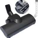 for Miele Turbo Brush Head Compatible with Miele Vacuum Cleaners - Vacuum Attachments for Low Carpet, Area Rugs, Tile & Hard Floors : Easy Pet Hair Removal -Hardwood Floor Attachment (For Miele (35MM Inner Diameter))