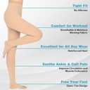 KTINNEAD 20-30 mmHg Compression Pantyhose for Women, Open Toe Medical Compression Stockings, Waist High Opaque Compression Tights for Edema, Varicose Veins, Swelling, Pregnant, Teacher, Doctor