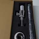 Classical Basin Bottle Trap Chrome Sink Bathroom Waste Pipe 1-1/4 inch Slip Inlet Drain Tube Kit