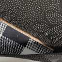 Duraaamo 2 Pcs Christmas Doormat Merry Christ Non Slip Outdoor Rug Xmas Welcome Layered Buffalo Floor Mats for Front Porch Entryway(Black White,Plaid)