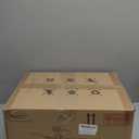 Depuley 42-Inch Ceiling Fans with Lights: Caged Ceiling Fans Dual Finish 5 Blades - Rustic Ceiling Fan with Remote Control for Farmhouse Living Room Outdoor Porch (E26 Bulb Included) (Black Walnut Cage 01)